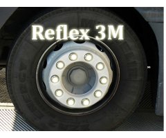 Reflex samolepka na šrouby bílé